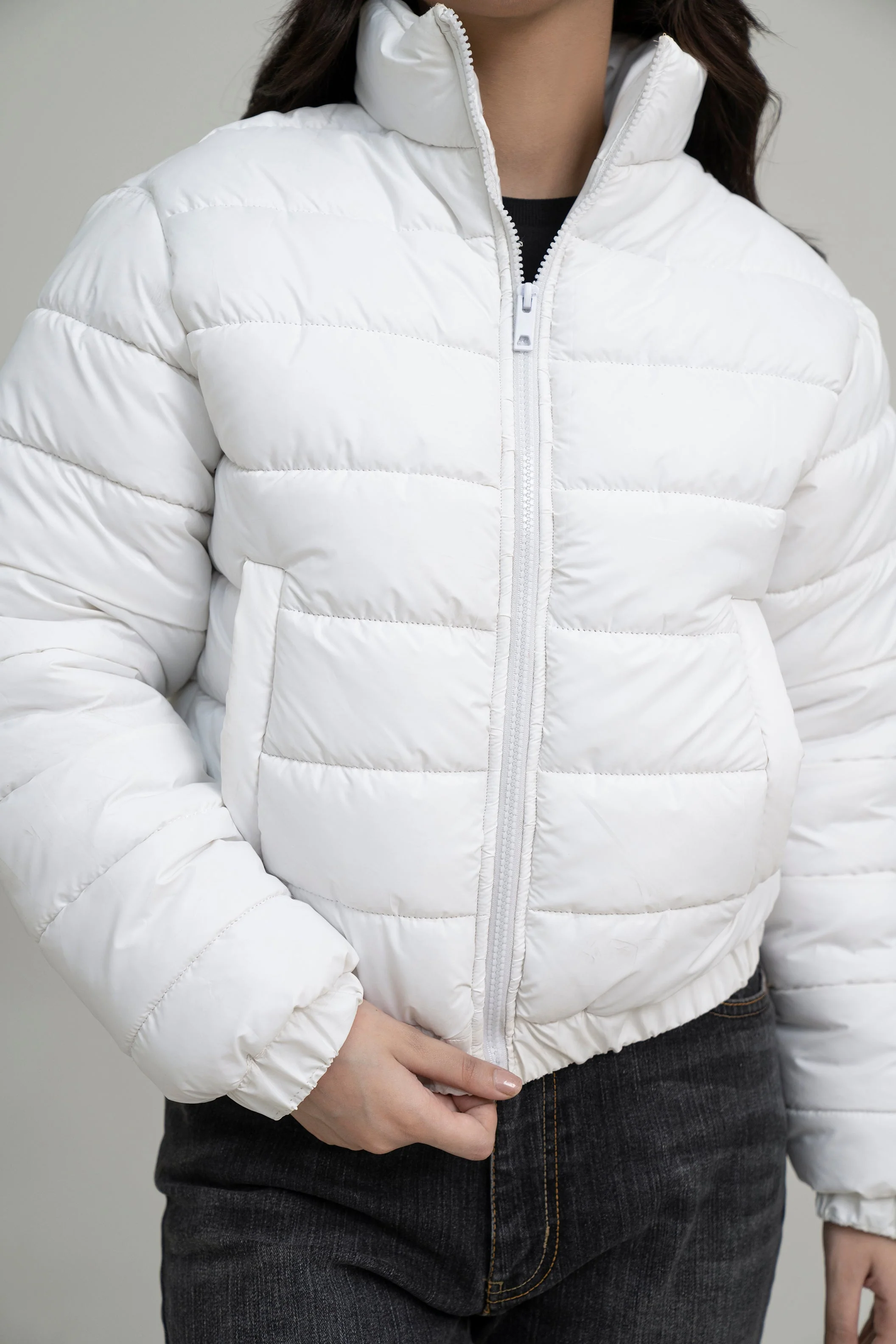 Cropped Puffer jacket - Image 6