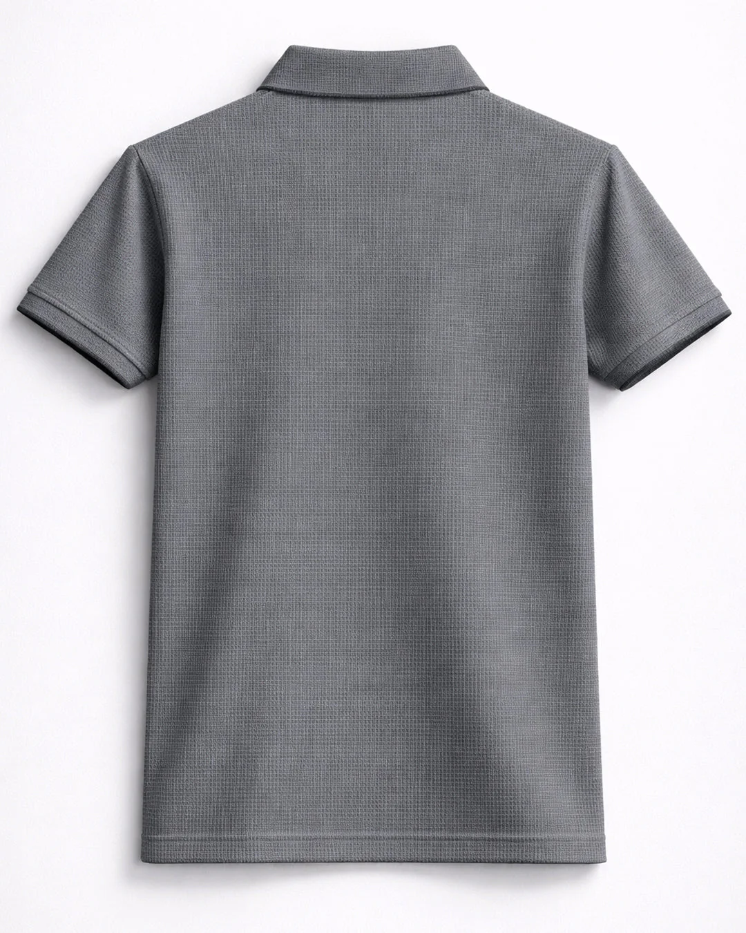 Waffle Knit Textured Polo - Image 4