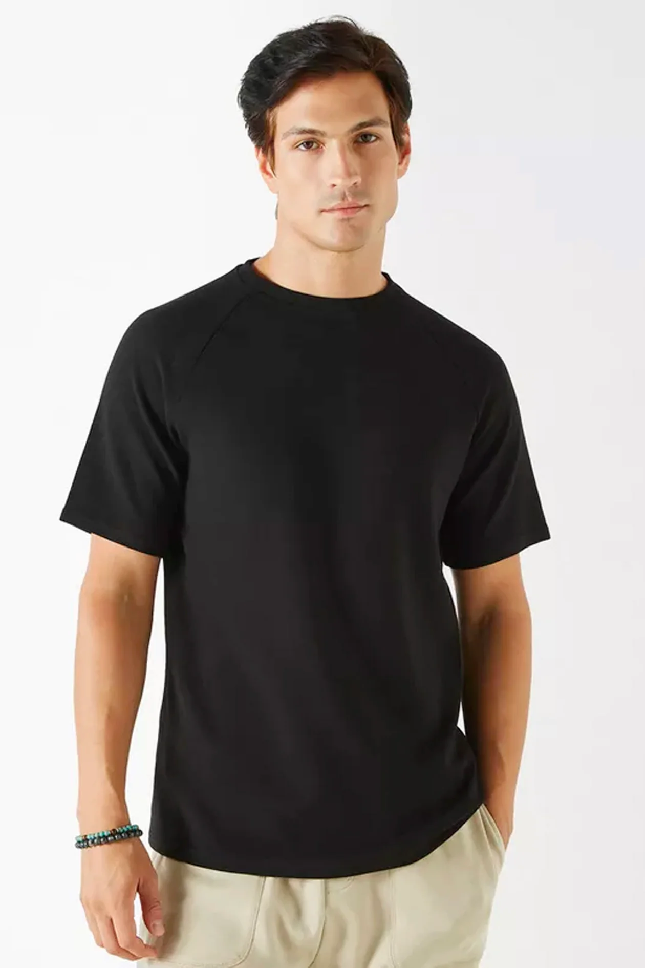 ZERO° Raglan arms Tee shirt BLACK - Image 2