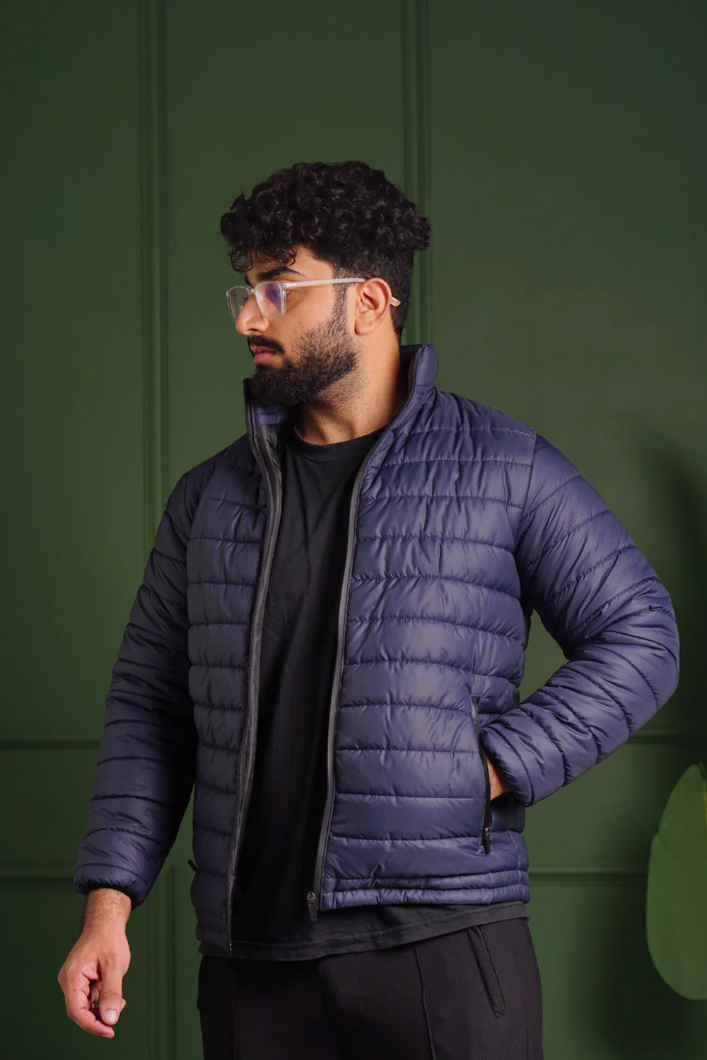 Stand Collar Puffer Jacket - Image 3